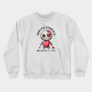 Growing Stronger One Scar At A Time Crewneck Sweatshirt